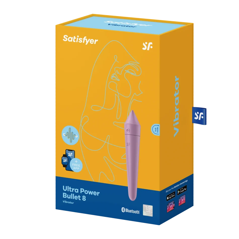 SATISFYER ULTRA POWER BULLET 8 - Minivibrator, Liliac