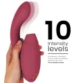 WOMANIZER DUO 2 - Stimulator clitoridian Pleasure Air și Vibrator dublu