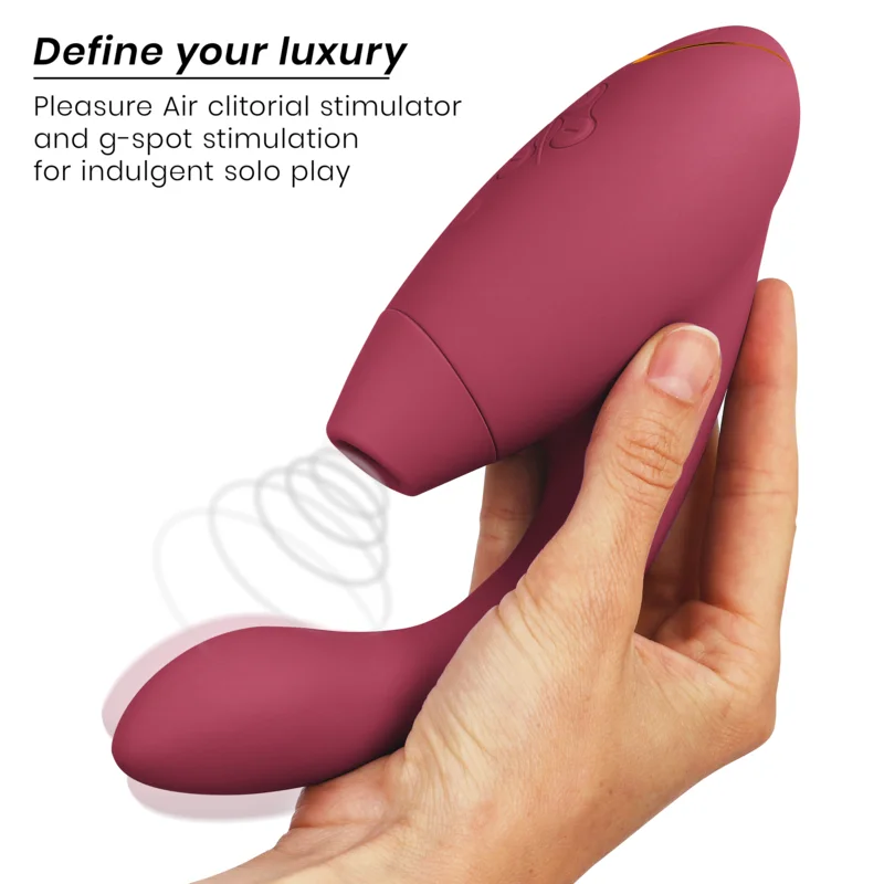 WOMANIZER DUO 2 - Stimulator clitoridian Pleasure Air și Vibrator dublu