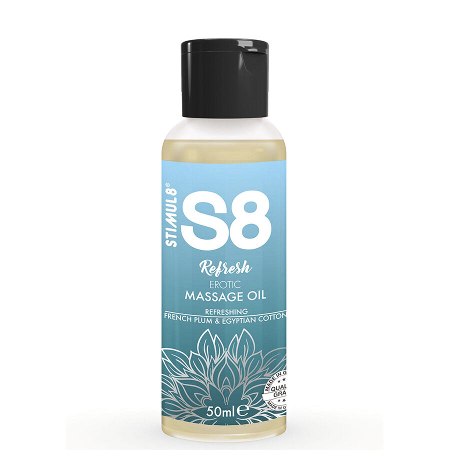 STIMUL8 S8 - Ulei pentru masaj, 3 X 50 ml