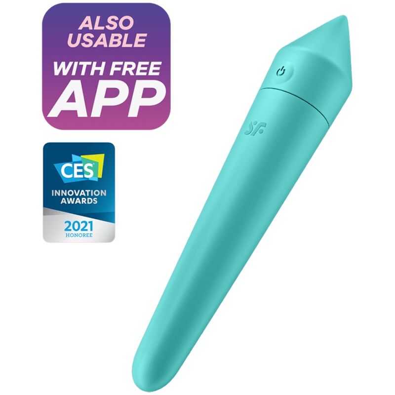 SATISFYER ULTRA POWER BULLET 8 - Minivibrator, Turquoise