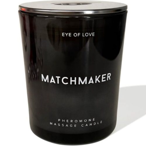 EYE OF LOVE MATCHMAKER - Lumânare senzuală pentru masaj cu feromoni, neagra
