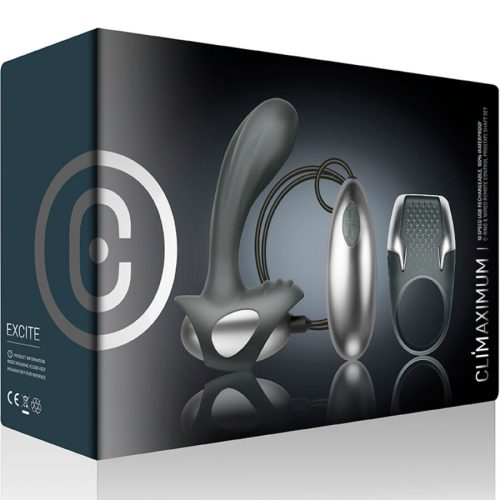CLIMAXIMUM- Kit pentru excitare : inel pentru penis + fir masaj de prostată
