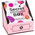 SECRET PLAY - cutie de plăcere pentru cupluri: zaruri, glonț vibrant, pix cu pană