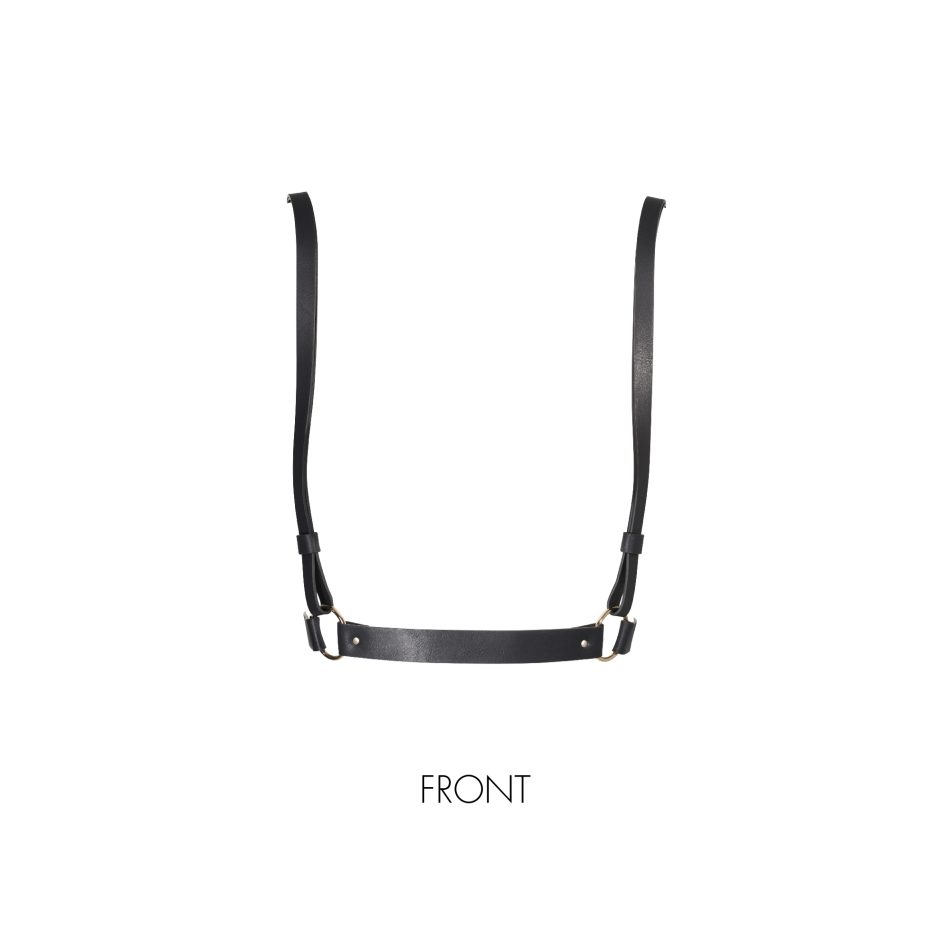 Bijoux Indiscrets Maze X Harness Negru – Ham Decorativ Senzual Premium pentru Corp