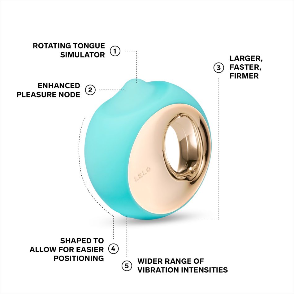 LELO - ORA 3 AQUA GREEN ORAL SEX STIMULATOR