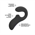 LELO ENIGMA Wave – Vibrator Triplu pentru Punctul G și Stimulare Clitoridiană, Negru