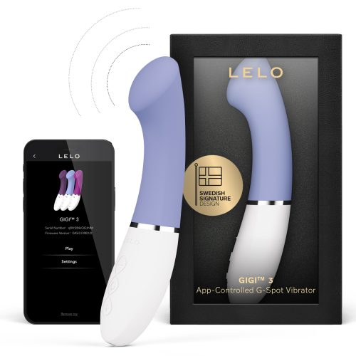 LELO - GIGI™ 3 vibrator pentru punctul G, albastru LELO - GIGI™ 3 vibrator pentru punctul G, albastru