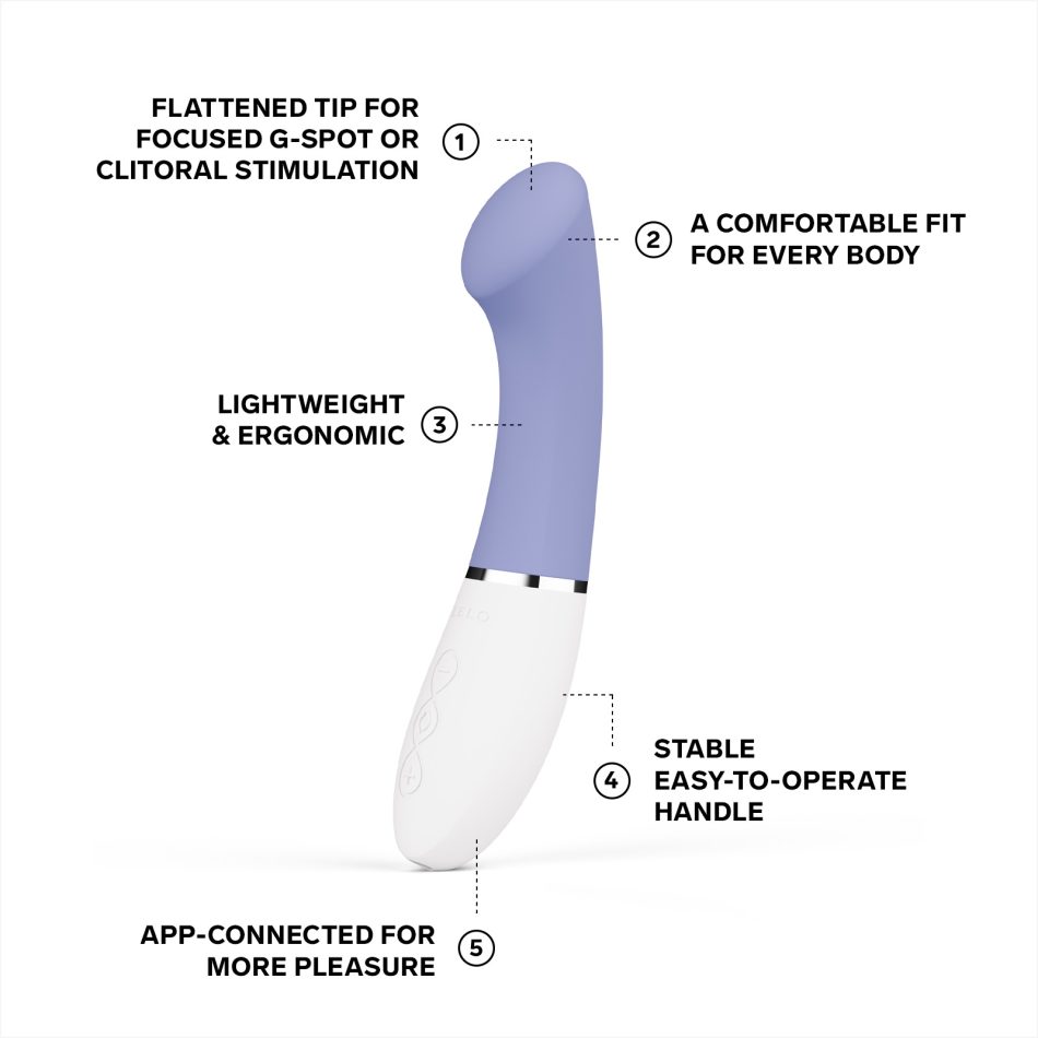 LELO - GIGI™ 3 vibrator pentru punctul G, albastru