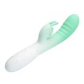 Pretty Love Cerberus – Vibrator Rabbit Premium cu 30 Moduri de Vibrație, Verde