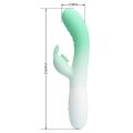 Pretty Love Cerberus – Vibrator Rabbit Premium cu 30 Moduri de Vibrație, Verde