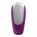 Satisfyer Double Fun Partner – Vibrator pentru Cupluri Mov cu Vibrații Duble