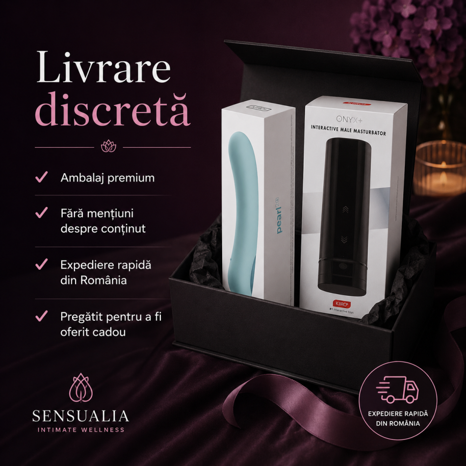 KIIROO - set pentru cupluri ONYX+ & PEARL 2+ turquoise