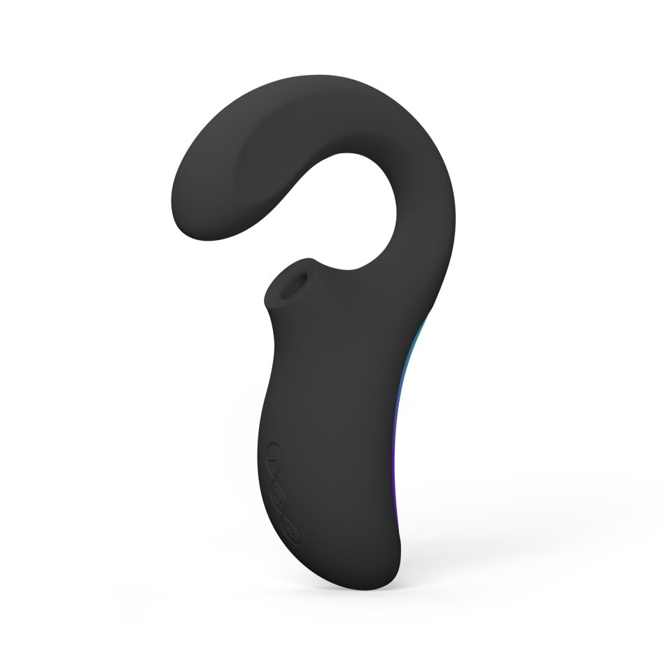 LELO ENIGMA Wave – Vibrator Triplu pentru Punctul G și Stimulare Clitoridiană, Negru