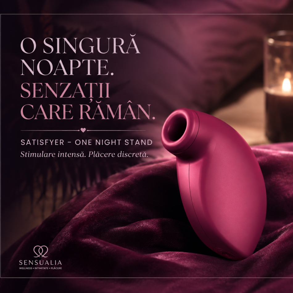 Satisfyer One Night Stand – Vibrator Compact cu Vibrații Puternice și Design Elegant