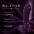 Womanizer Next – Stimulator Clitoridian Premium cu Tehnologie Pleasure Air®, Mov Închis