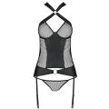 PASSION - Corset Amanda din piele ecologică S/M