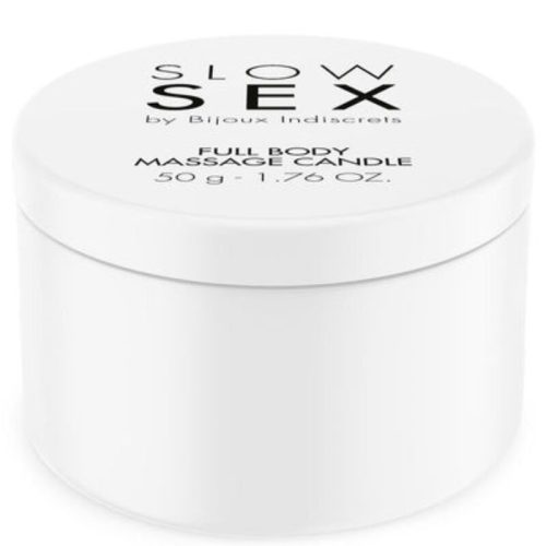 Lumânare pentru Masaj Slow Sex Bijoux Indiscrets 50 g Lumânare pentru Masaj Slow Sex Bijoux Indiscrets 50 g