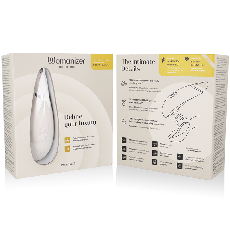 WOMANIZER – Stimulator clitoridian Premium 2, gri cald