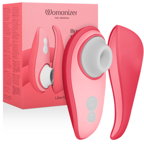 WOMANIZER LIBERTY 2 – Stimulator premium pentru clitoris cu tehnologie Pleasure Air™, roz WOMANIZER LIBERTY 2 – Stimulator premium pentru clitoris cu tehnologie Pleasure Air™, roz