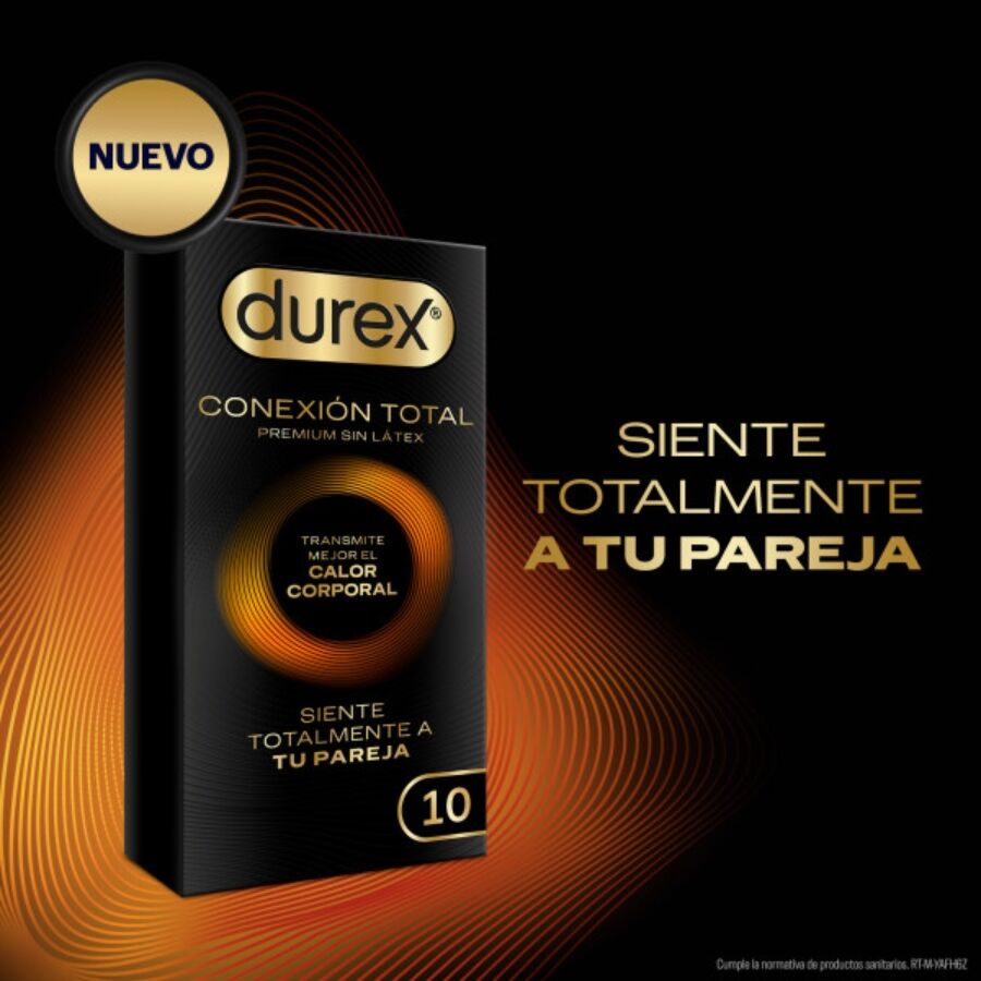 Prezervative Durex Total Connection Ultra Fine Plus Fără Latex – Ultra Subțiri, 10 Bucăți