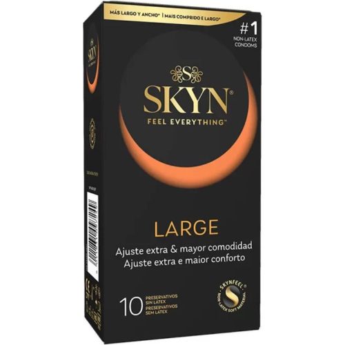 SKYN Large Extra Adjustment – Prezervative Premium Extra Mari, Fără Latex