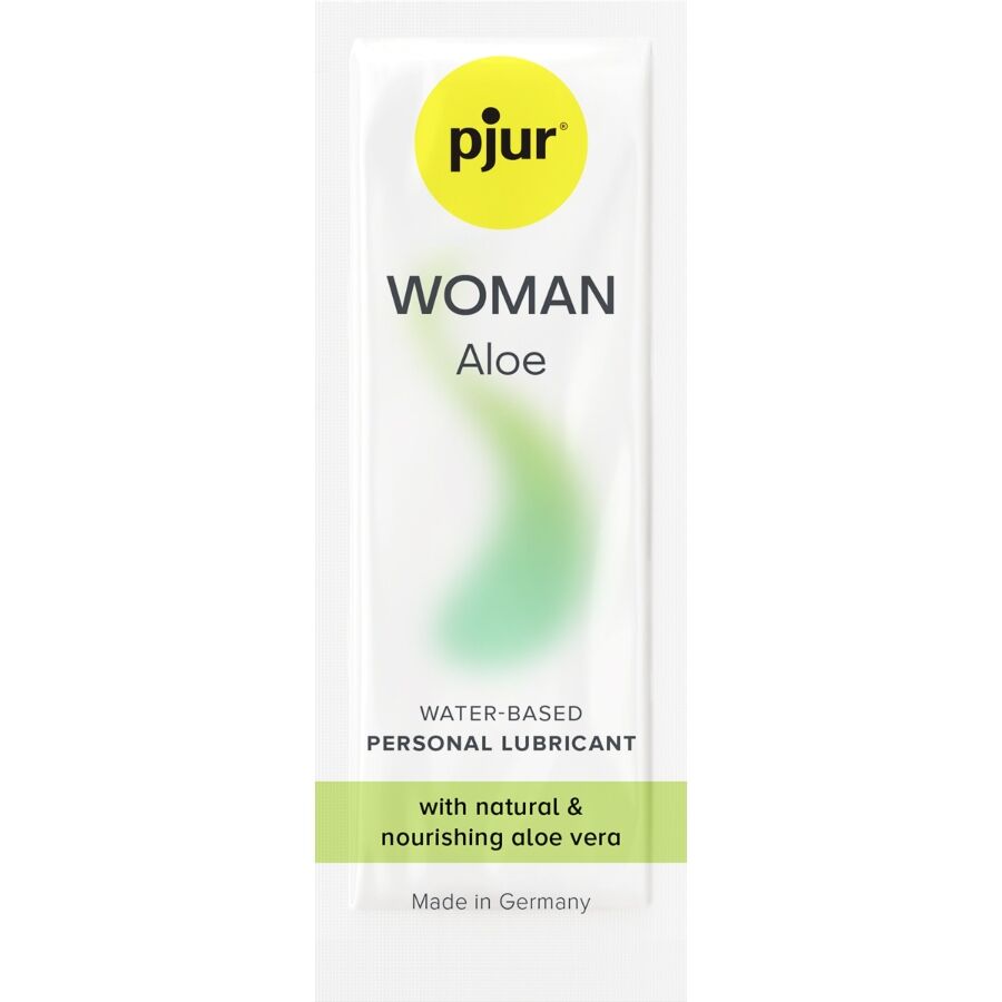 Lubrifiant Premium pe Bază de Apă cu Aloe Vera PJUR Woman 2 ml