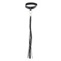 BIJOUX INDISCRETS MAZE - choker cu ciucure negru
