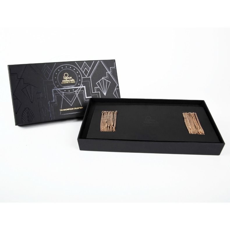 BIJOUX - MAGNIFIQUE – Bijuterie metalică tip lanț pentru talie, finisaj auriu