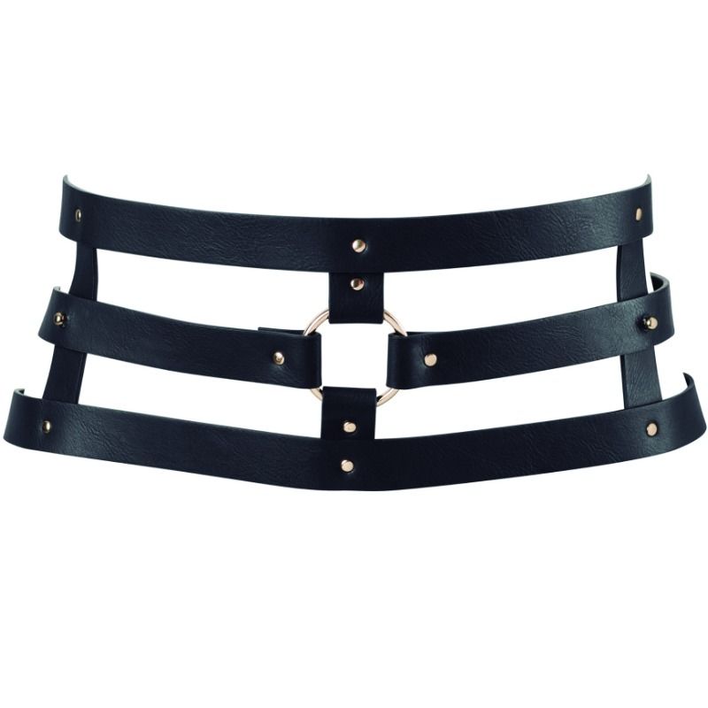 Ham Senzual Negru Bijoux Indiscrets Maze Belt cu Curea Reglabilă