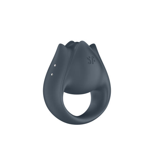 Inel vibrator pentru penis și stimulator pentru deget Satisfyer Perfect Pair 2, gri Inel vibrator pentru penis și stimulator pentru deget Satisfyer Perfect Pair 2, gri