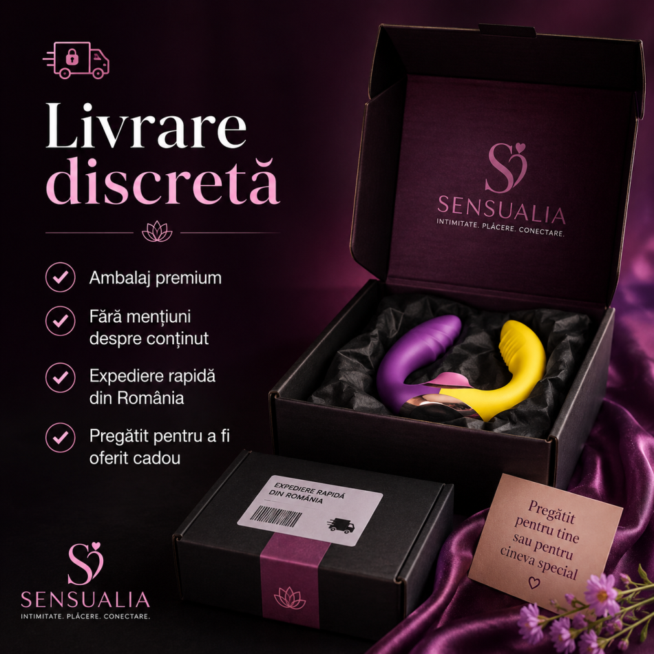 Stimulator Clitoridian Premium cu Sucțiune și Vibrații 3 în 1 INTENSE Willow