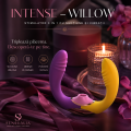 Stimulator Clitoridian Premium cu Sucțiune și Vibrații 3 în 1 INTENSE Willow
