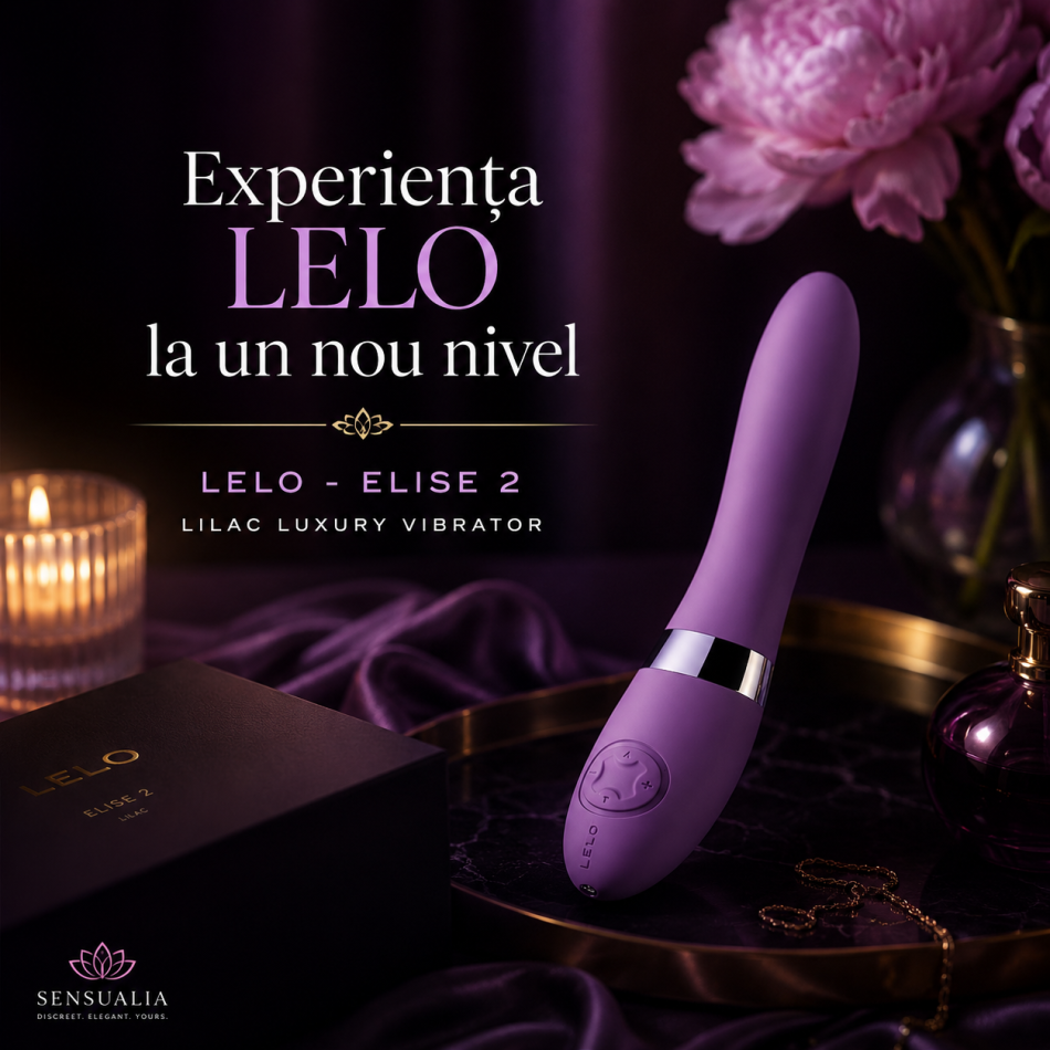 LELO ELISE 2 – Vibrator Luxury din Silicon Premium, Mov Lilac