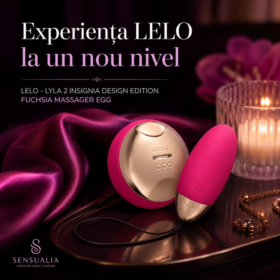 LELO LYLA 2 Insignia Design Edition Fuchsia – Ou Vibrator Premium cu Telecomandă