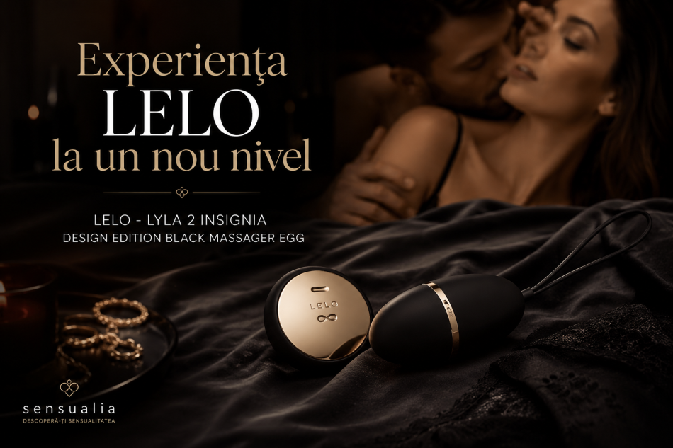 LELO LYLA 2 Insignia Design Edition Black – Ou Vibrator Premium cu Telecomandă