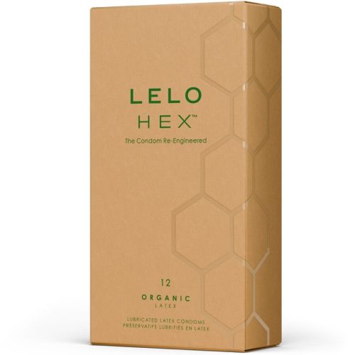 LELO HEX™ Organic – Prezervative Premium din Latex Organic cu L-Arginină, 12 Bucăți LELO HEX™ Organic – Prezervative Premium din Latex Organic cu L-Arginină, 12 Bucăți