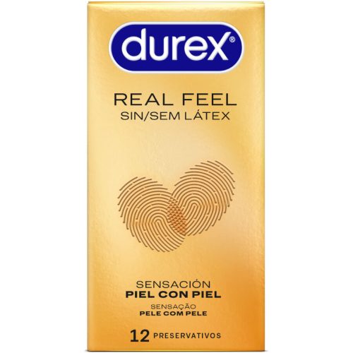 Durex Real Feel Prezervative Fără Latex 12 Bucăți – Senzație Naturală, Poliizopren