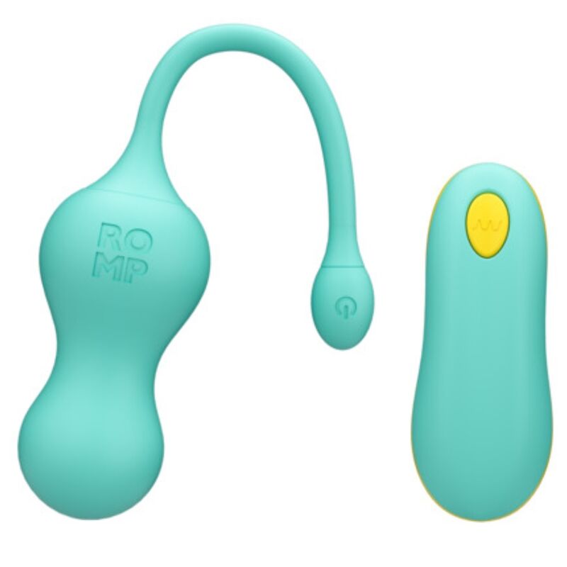 ROMP CELLO – Ou Vibrator Multifuncțional cu Telecomandă, Turcoaz