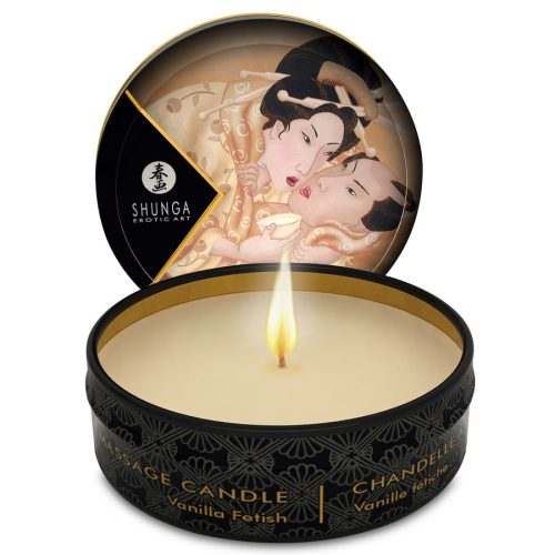 SHUNGA – Lumânare de Masaj Mini Caress cu Aromă de Vanilie, 30 ml SHUNGA – Lumânare de Masaj Mini Caress cu Aromă de Vanilie, 30 ml
