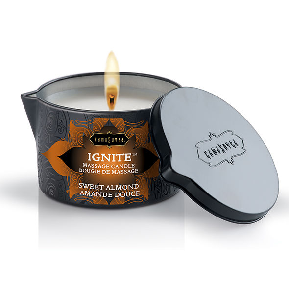 Kama Sutra Lumânare de Masaj cu Ulei Cald Mediterranean Almond 170 g