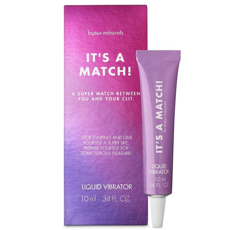 Bijoux Indiscrets It’s a Match – Vibrator Lichid pentru Stimulare, 10 ml