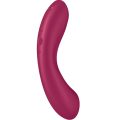 Satisfyer Curve Trinity 1 – Stimulator Clitoridian Air Pulse cu Vibrații, Roșu