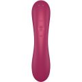 Satisfyer Curve Trinity 1 – Stimulator Clitoridian Air Pulse cu Vibrații, Roșu