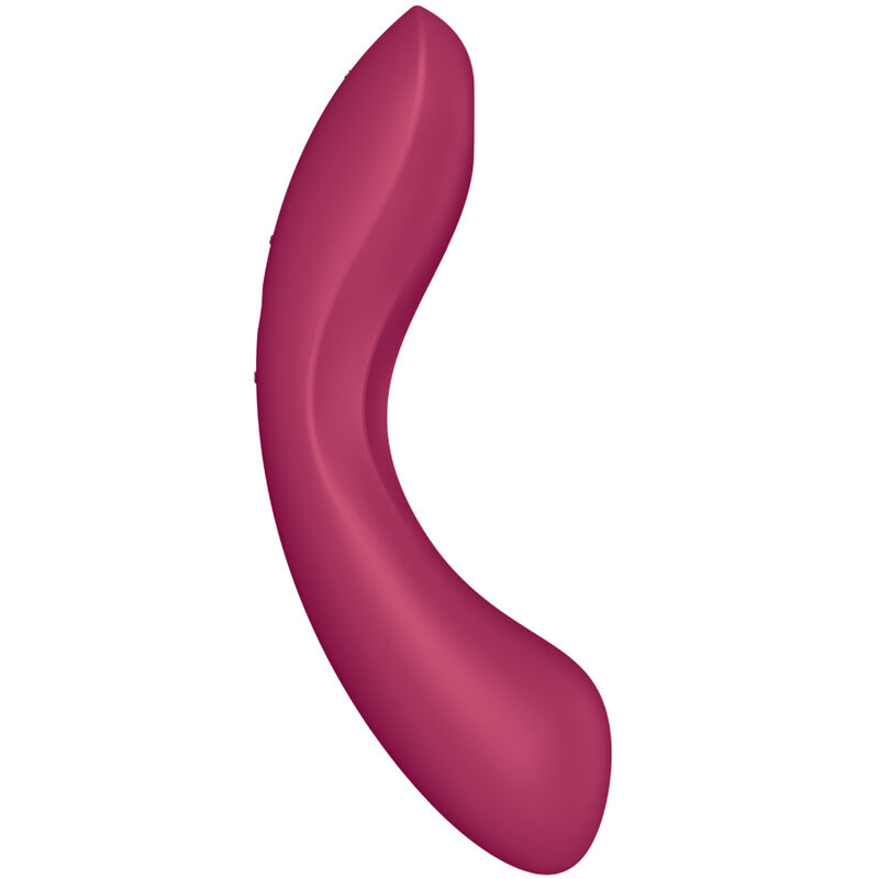 Satisfyer Curve Trinity 1 – Stimulator Clitoridian Air Pulse cu Vibrații, Roșu