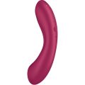 Satisfyer Curve Trinity 1 – Stimulator Clitoridian Air Pulse cu Vibrații, Roșu