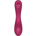 Satisfyer Curve Trinity 1 – Stimulator Clitoridian Air Pulse cu Vibrații, Roșu