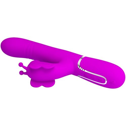 Pretty Love Butterfly Fuchsia – Vibrator Rabbit 4 în 1 pentru Stimulare Multiplă Pretty Love Butterfly Fuchsia – Vibrator Rabbit 4 în 1 pentru Stimulare Multiplă