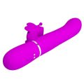 Pretty Love Butterfly Fuchsia – Vibrator Rabbit 4 în 1 pentru Stimulare Multiplă