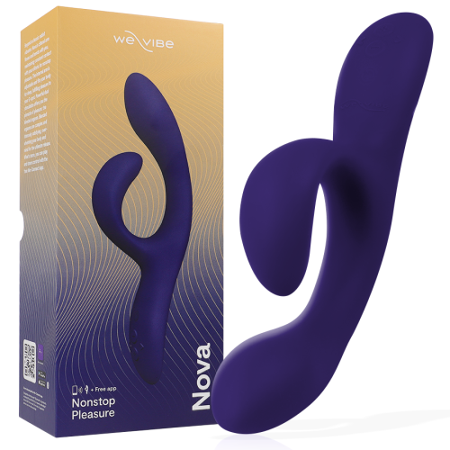 We-Vibe Nova 3 – Vibrator Rabbit pentru Stimulare Duală, Midnight Blue